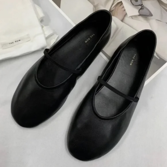 Leather Ballet Flats
